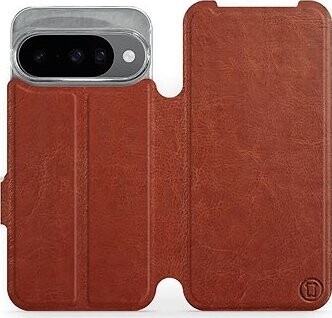 Mobiwear flip knižkové pre Google Pixel 10 – Hnedé