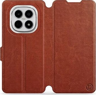 Mobiwear Flip puzdro pre Xiaomi Redmi Note 15 4G hnedé a sivé