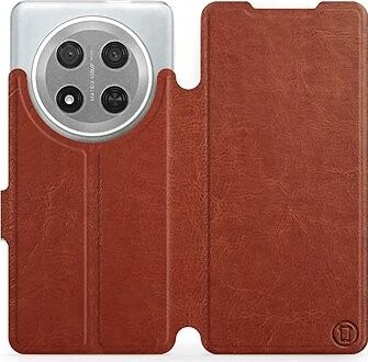 Mobiwear Flip knižkové pre Honor Magic7 Lite 5G – Hnedé