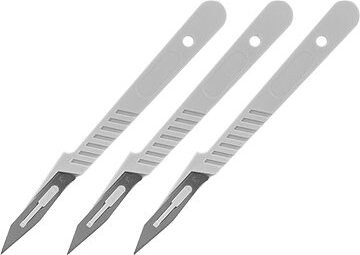 SHESTO Modelcraft skalpel s rukojetí (3 ks)