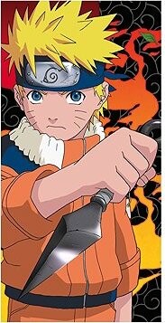 Jerry Fabrics Osuška Naruto Uzumaki 70 × 140 cm