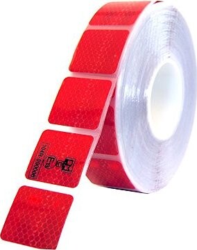 Prexim Fólia reflexná 50 mm × 50 m delená červená