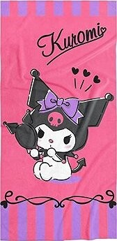 Carbotex Osuška Kuromi Roztomilá Rebelka 70 × 140 cm