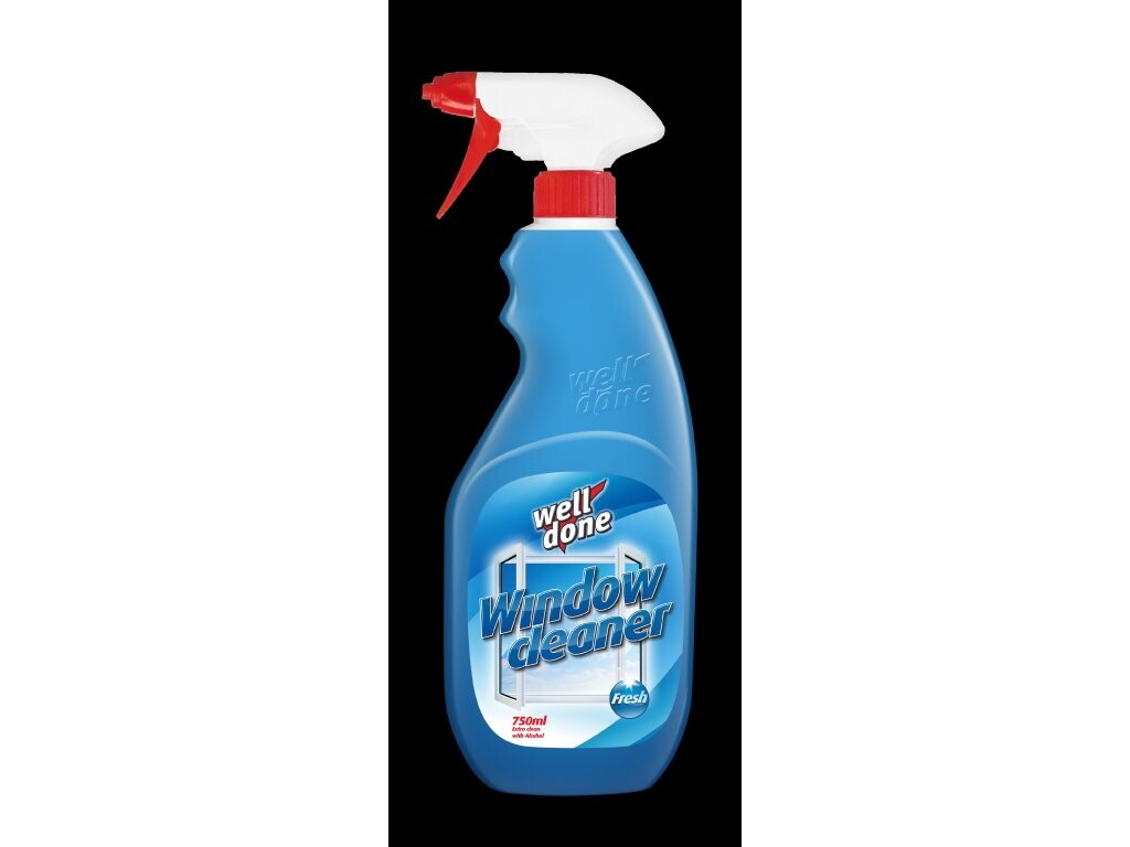 Well Done Fresh čistič skla 750ml