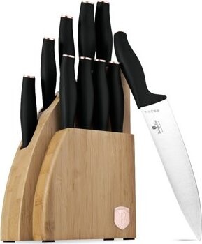 BerlingerHaus Black Rose Collection Sada nožov so stojanom BAMBOO 10 ks