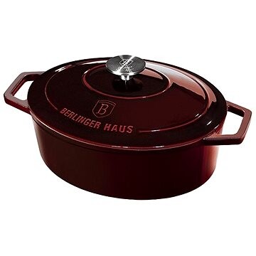 BERLINGERHAUS Pekáč liatinový s pokrievkou 30 cm Burgundy Line