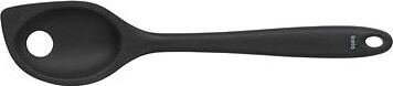 KELA Dierovaná lyžica na varenie Tom silikón čierna