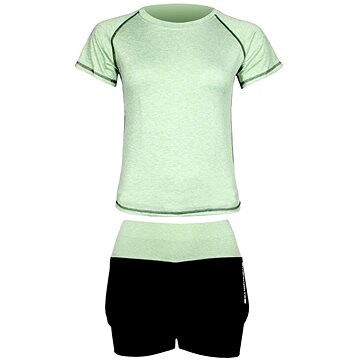 Merco Runner Short 2W fitness sada zelená L