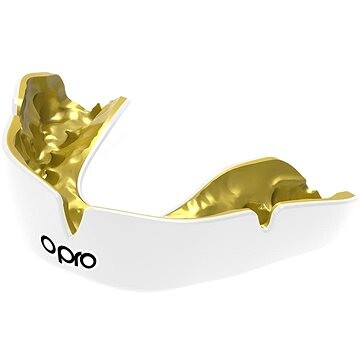 OPRO INSTANT CUSTOM FIT SOLIDS, biela/zlatá