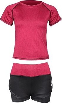 Merco Runner Short 2W fitness set plum XL