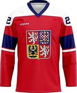 CCM Reprezentační dres ZOH čevený bez reklam S