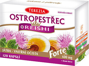 TEREZIA Pestrec + Reishi Forte 120 kapsúl
