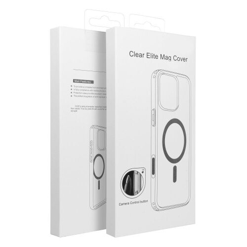 Clear Elite Mag Cover antiyellowing compatible with Camera Control button and MagSafe for SAMSUNG S26 Ultra transaprent