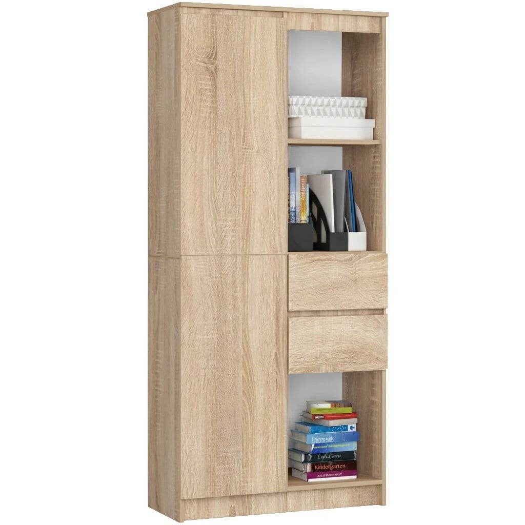 Kancelářská knihovna Rexa dub sonoma