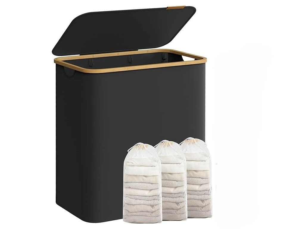 Koš na prádlo Leslie 150 L černý