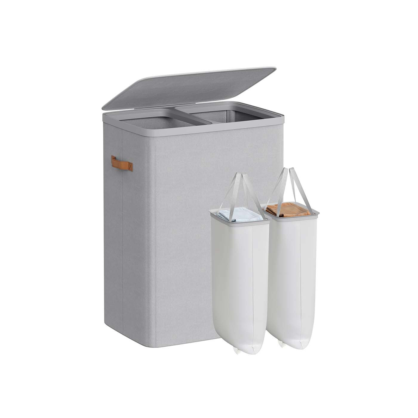 Koš na prádlo Vilém 170 L šedý