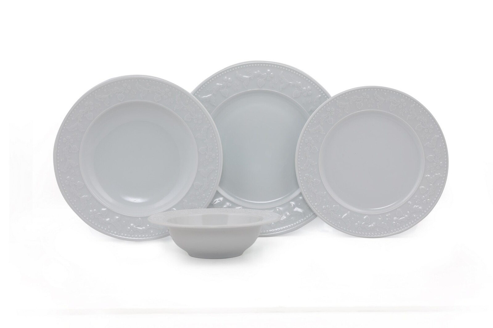 Porcelánová jídelní sada 24 ks Cev bílá