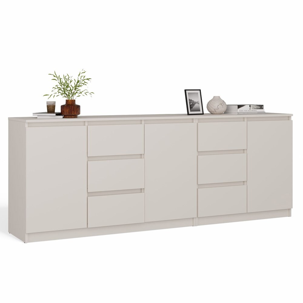 Sada 2ks komod Costa 200 cm kašmír