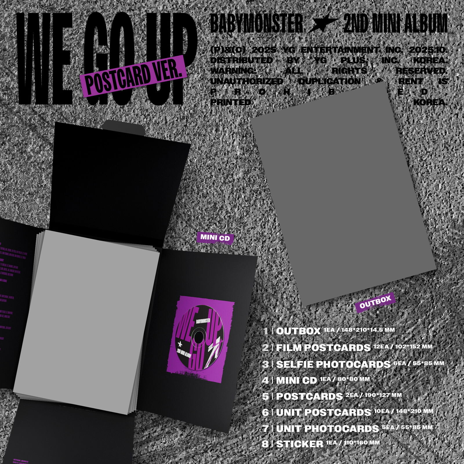 We Go Up / POSTCARD VERSION