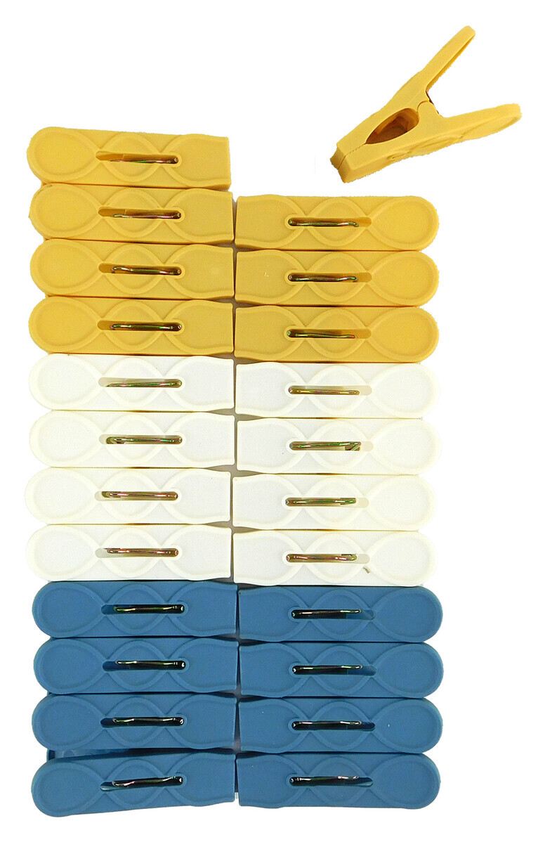 MAKRO - Štipce na prádlo 24ks, dĺžka štipca 6,5cm