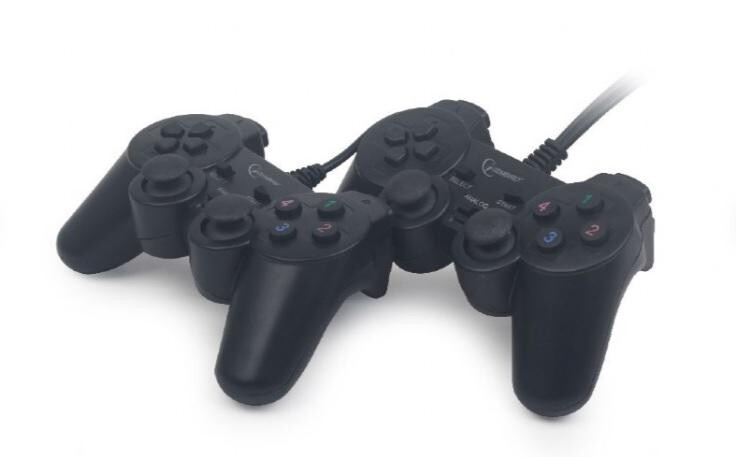 GEMBIRD JPD-UDV2-01 Dvojitý USB herný ovládač pre PC s duálnou vibráciou