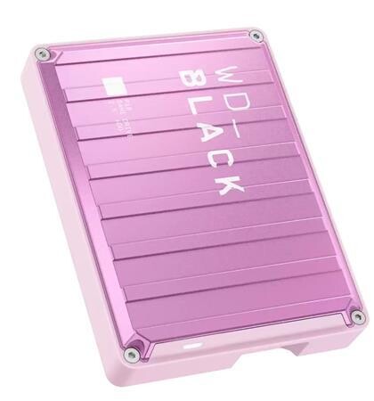 WD BLACK P10 Game Drive 2TB, ružový, 2.5