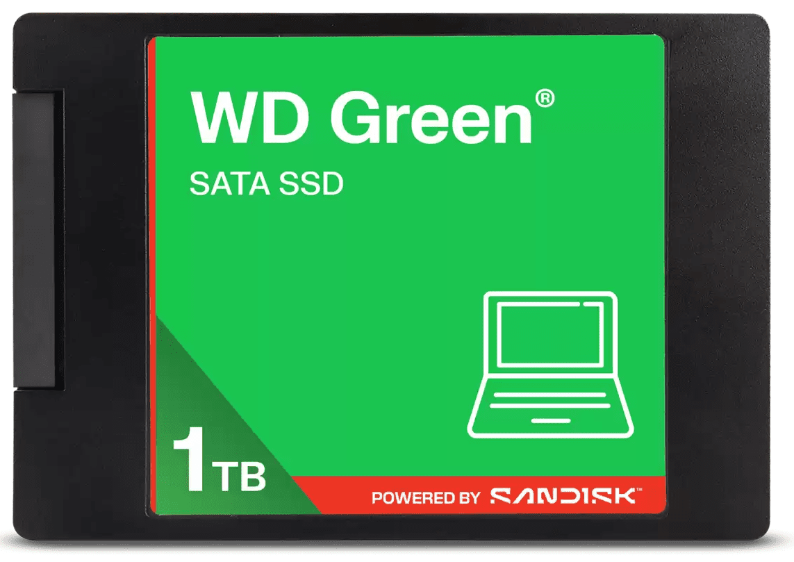 WD GREEN SSD 3D NAND WDS100T5G0A 1TB, SATA III 6 Gb/s, 545MB/s, 2.5