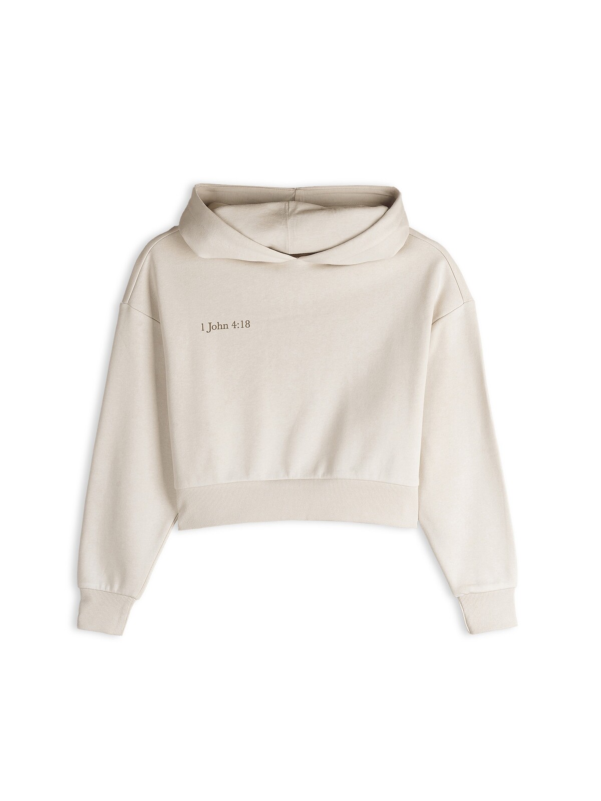 GATE Mikina s nápisom 1 John 4:18