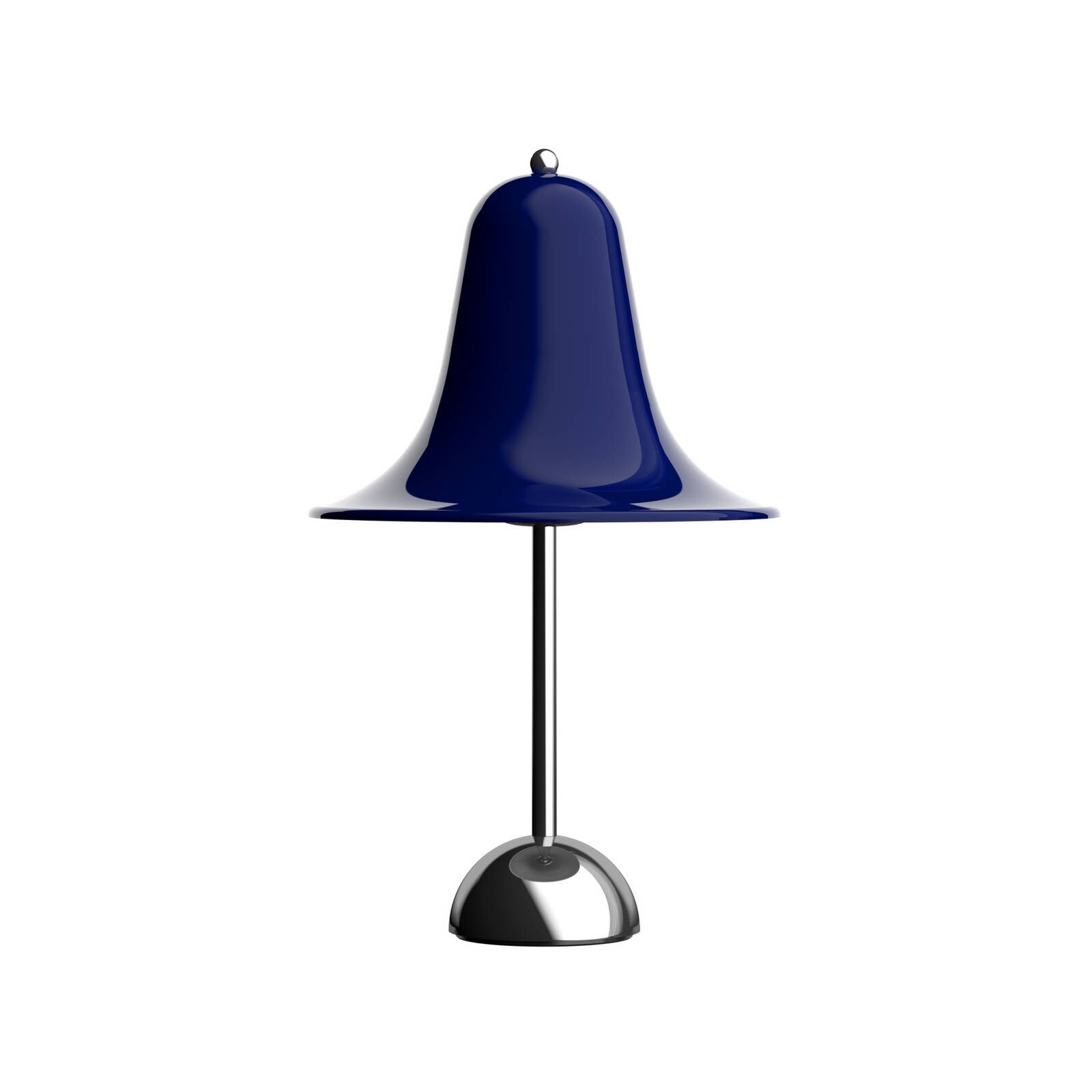 VERPAN stolová lampa Pantop, tmavomodrá, výška 23 cm, kov