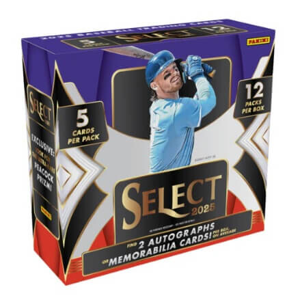 Topps 2025 Panini Select Baseball Hobby Box - karty MLB