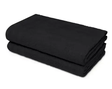 Veľká osuška Miami 100x150 cm, čierna%