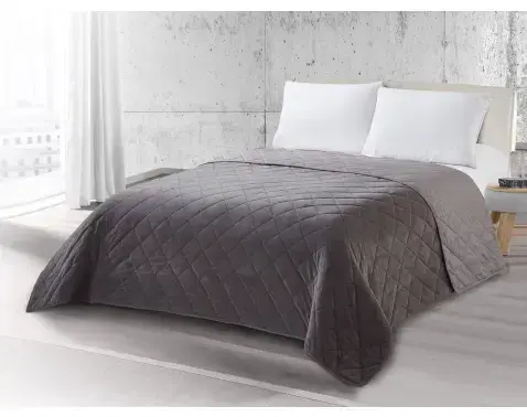 Prikrývka  postele Ultrasonic 220x240 cm, šedý%