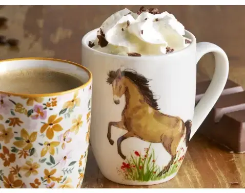 Hrnček Akvarelový kôň, 350 ml%