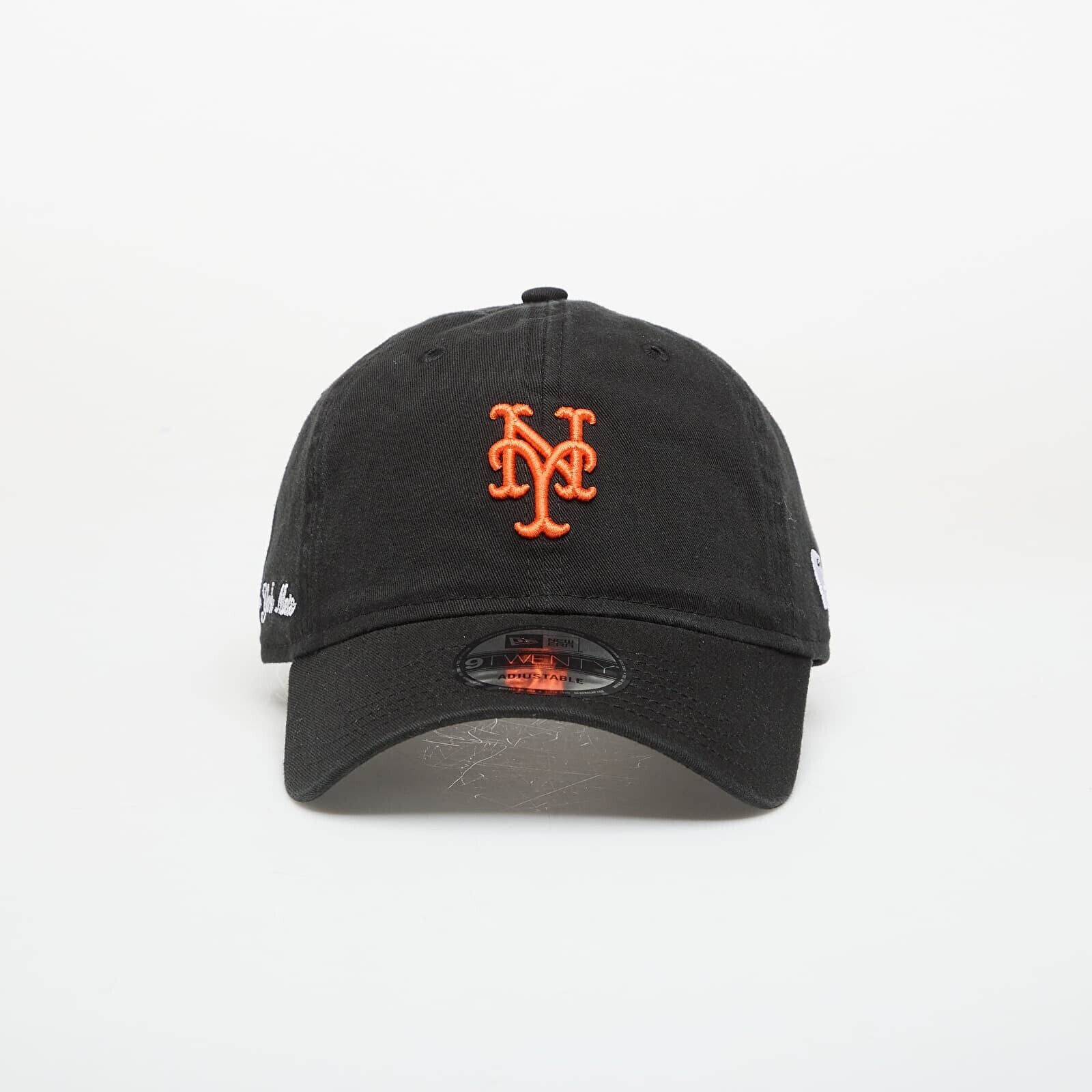 Šiltovka New Era 9TWENTY MLB Washed Script New York Mets Black Universal