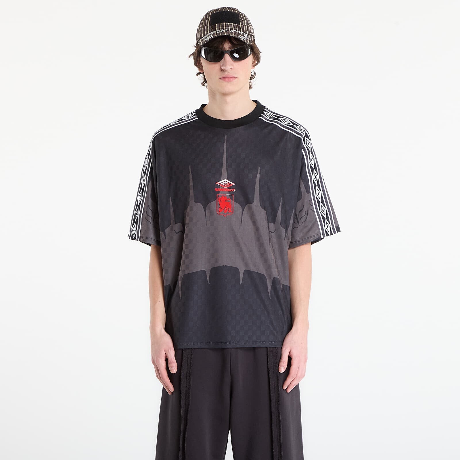 Dres Umbro by SlamJam History Tape Kit Black/ Red Anthracite S