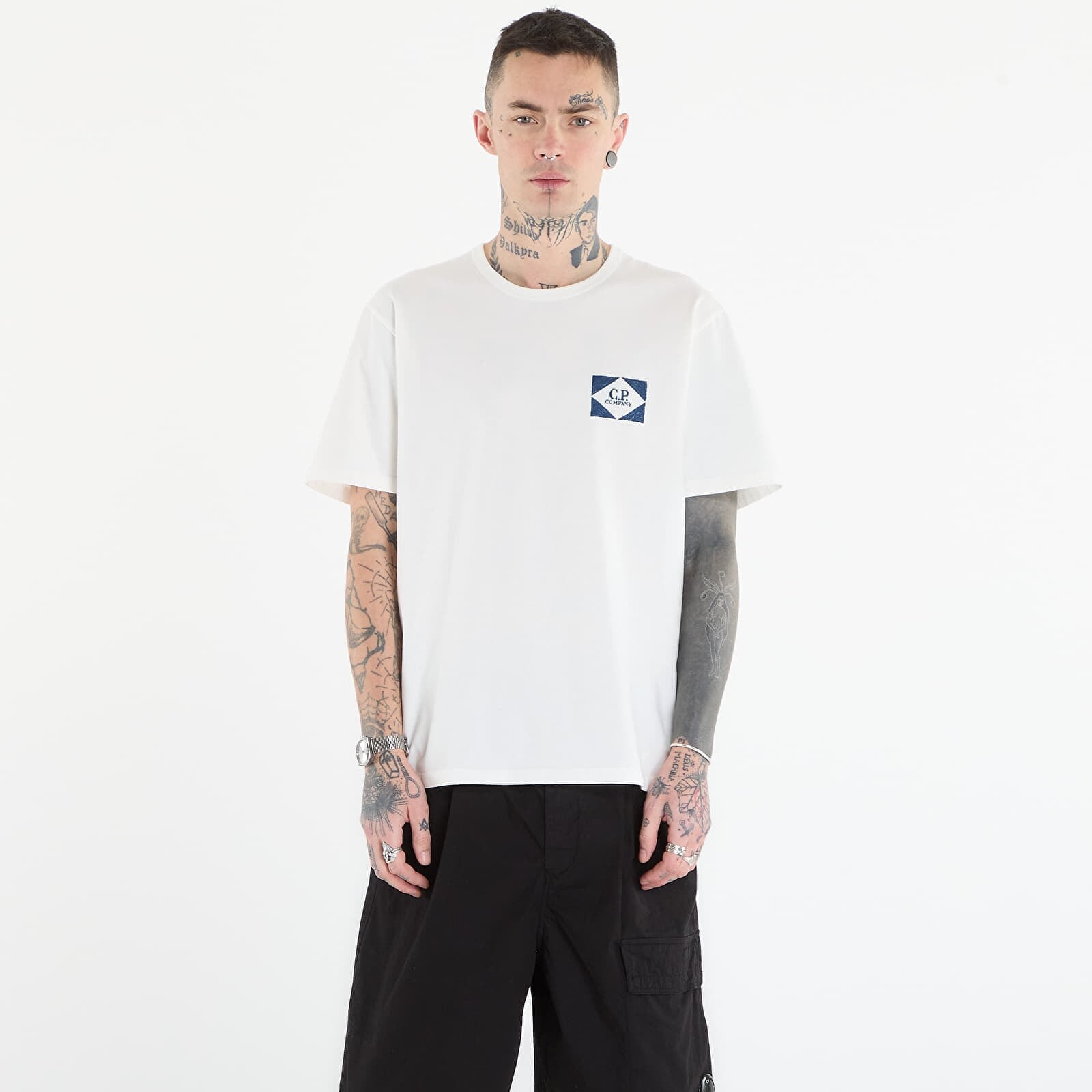 Tričko C.P. Company Short Sleeve Off White XXL
