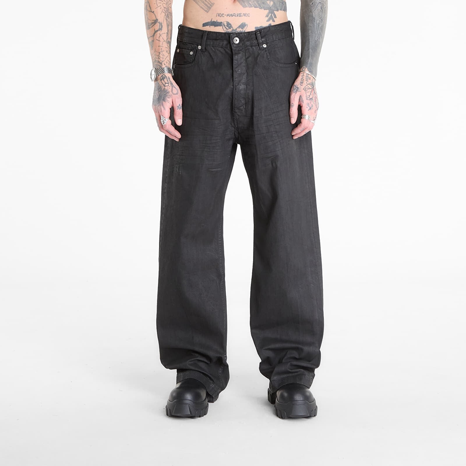 Džínsy Rick Owens DRKSHDW Geth Jeans Black 34