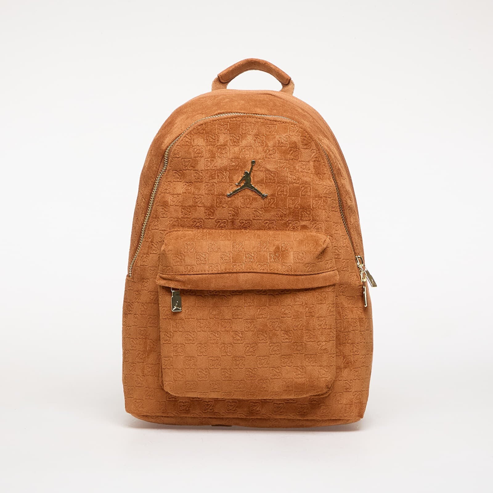 Batoh Jordan JAM Suede Monogram Backpack Cognac Universal