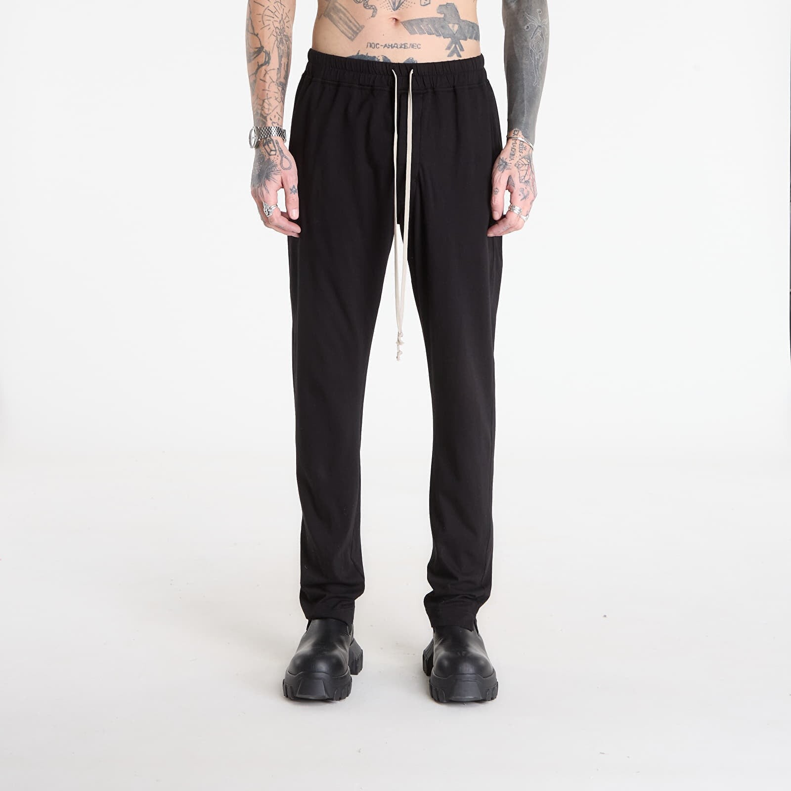 Kalhoty Rick Owens DRKSHDW Berlin Drawstring Pants Black L