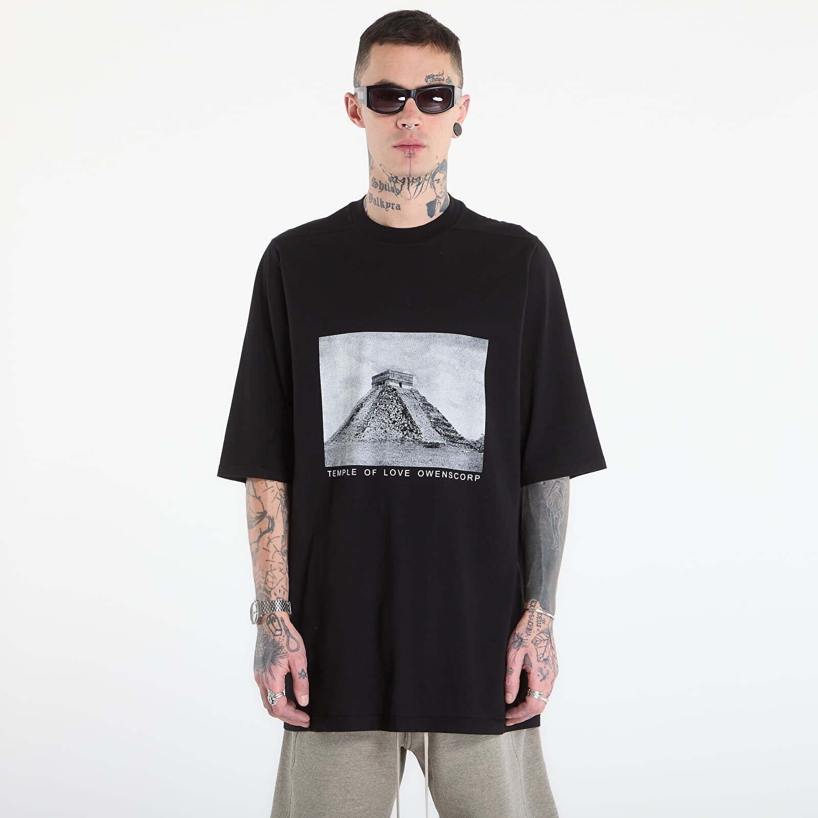 Tričko Rick Owens DRKSHDW Jumbo Ss T-Shirt Black/ Milk L