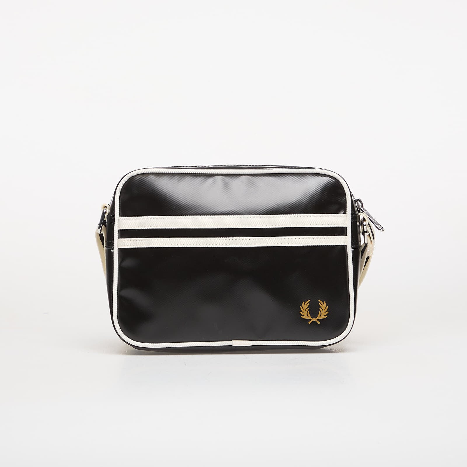 Taška FRED PERRY Classic Mini Shoudler Bag Black/ Ecru Universal