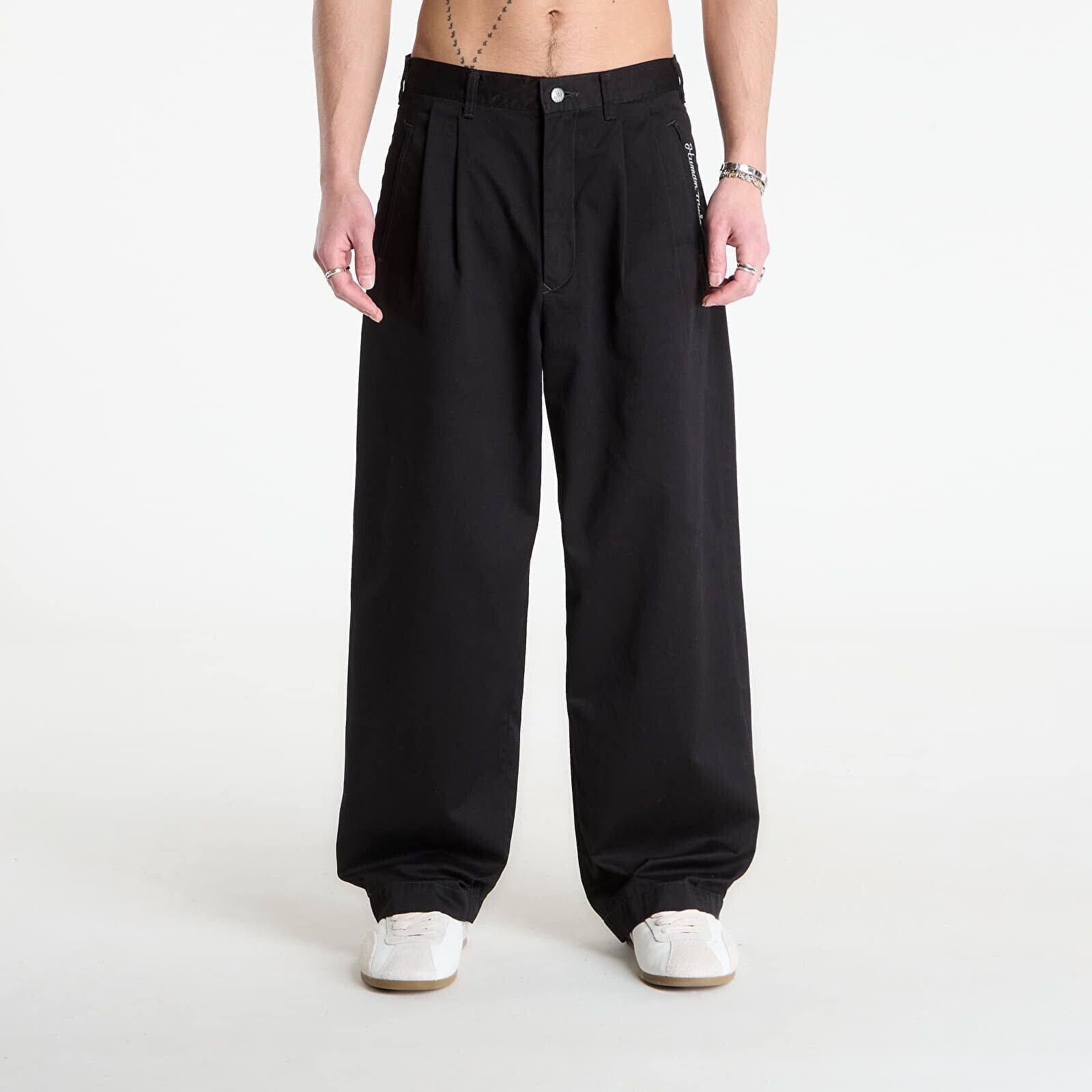 Kalhoty HUMAN MADE Wide Chino Pants Black L