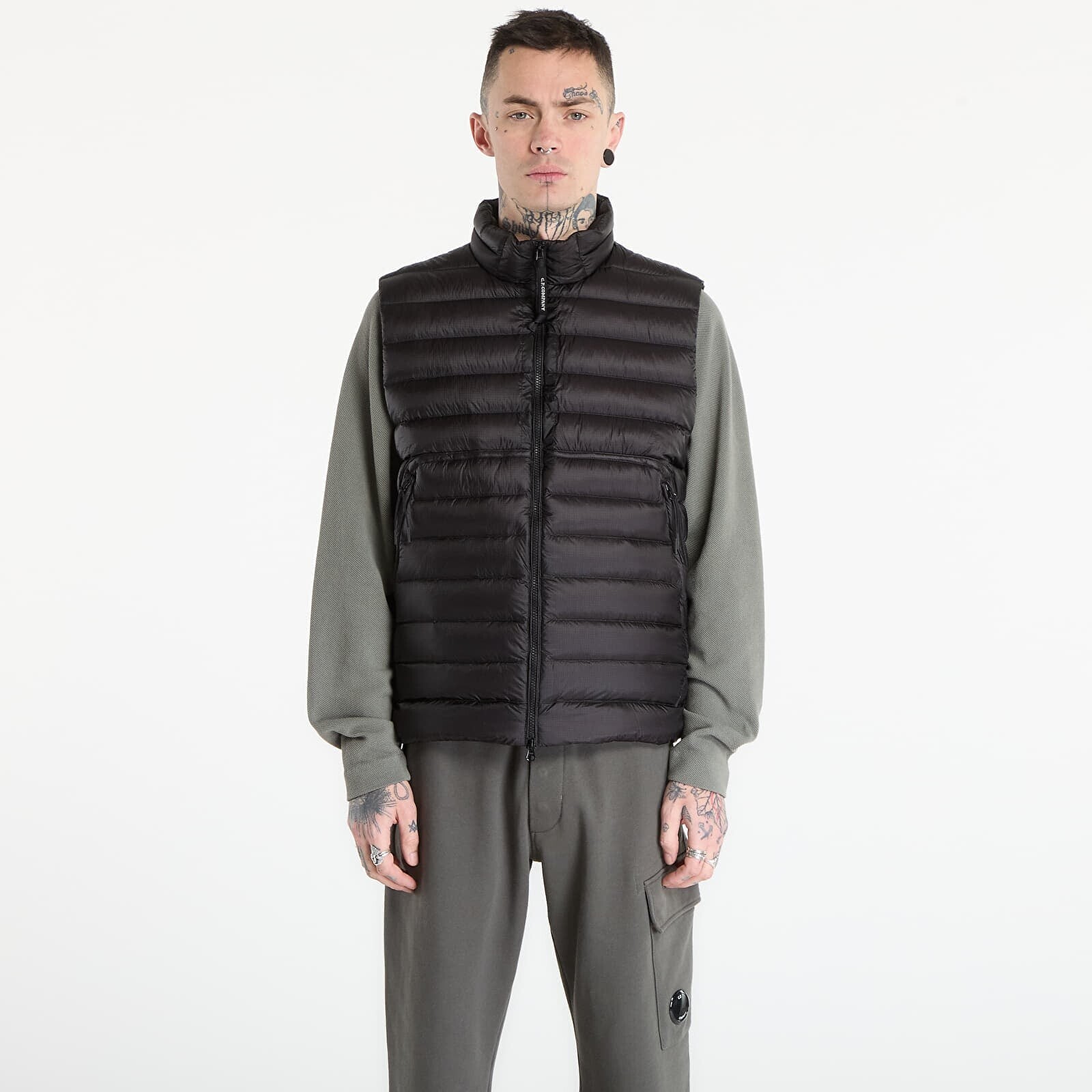 Vesta C.P. Company D.D. Shell Down Lens Gilet Black M