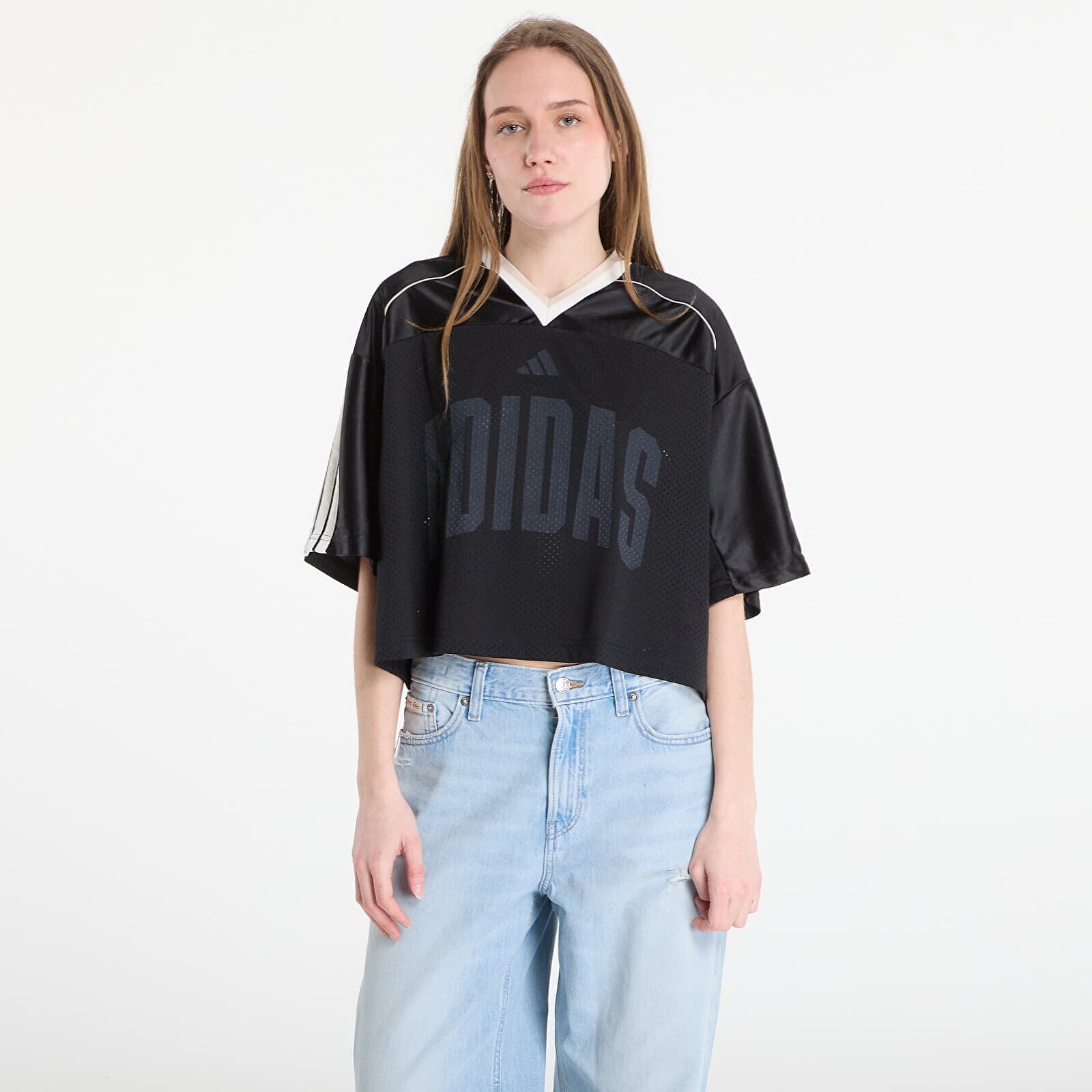 Tričko adidas W Sta Seas Tee Black/ Crli/ Off White M