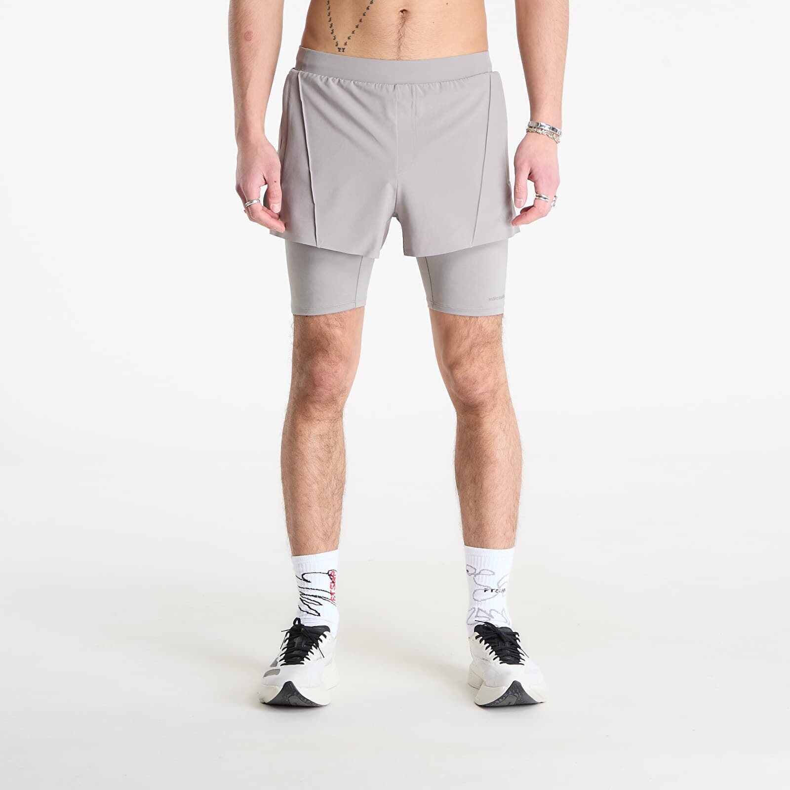 Šortky adidas x Entire Studios D4T Training 2in1 Shorts Grey M