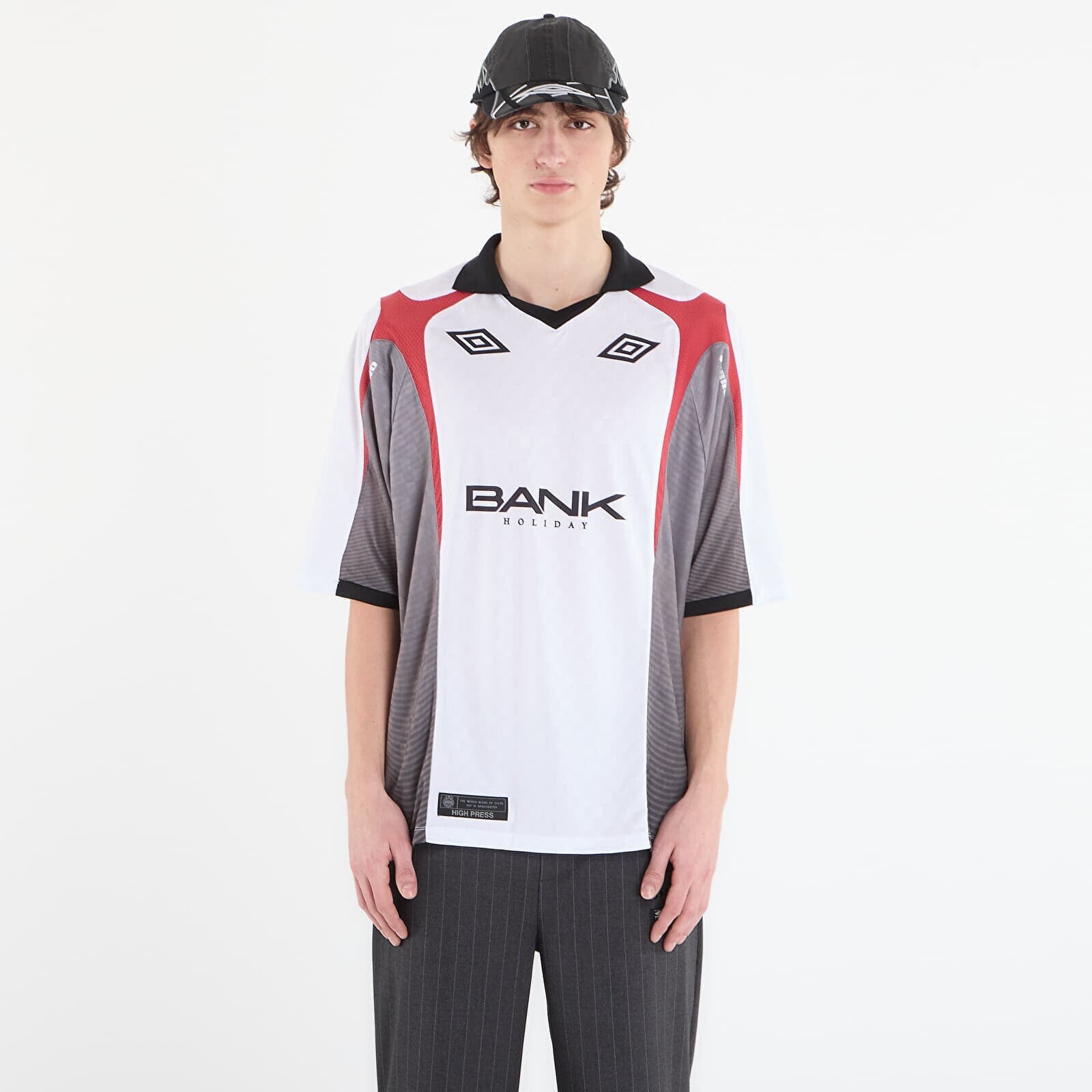 Tričko Umbro by SlamJam Classic England Polo White M