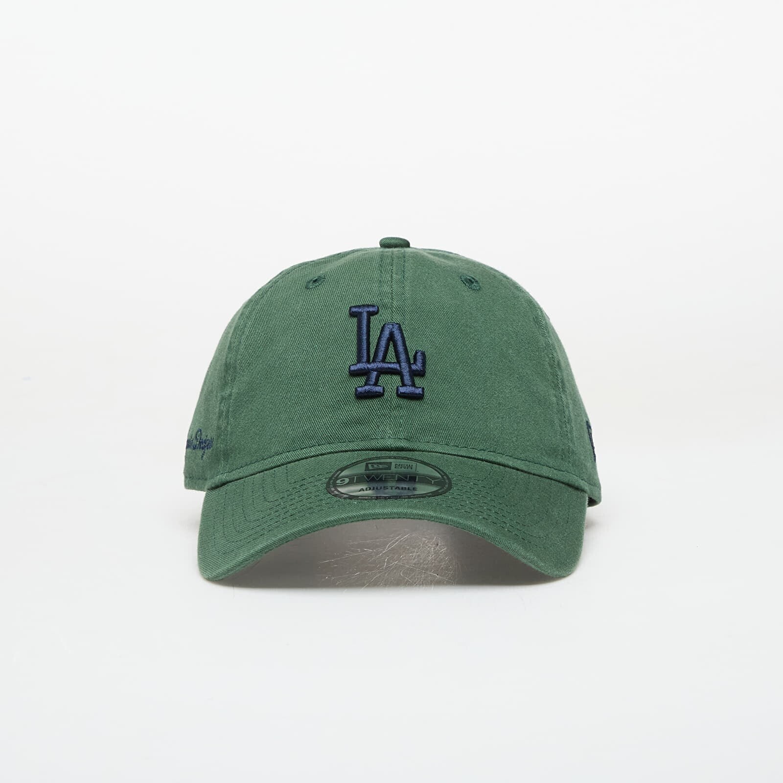 Šiltovka New Era 9TWENTY Los Angeles Dodgers MLB Washed Script Cilantro Green/ Navy Universal