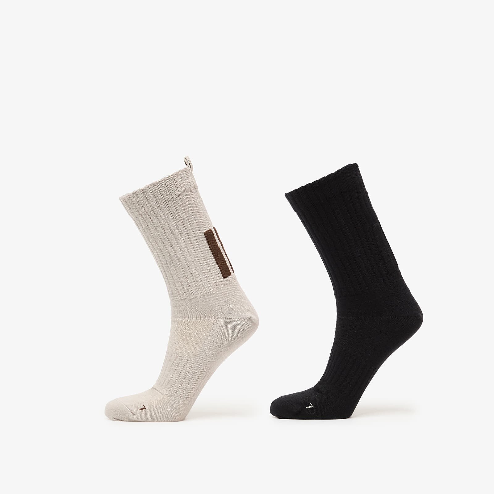 Ponožky adidas x entire studios Regular Socks 2-Pack Black/ Light Brown XL