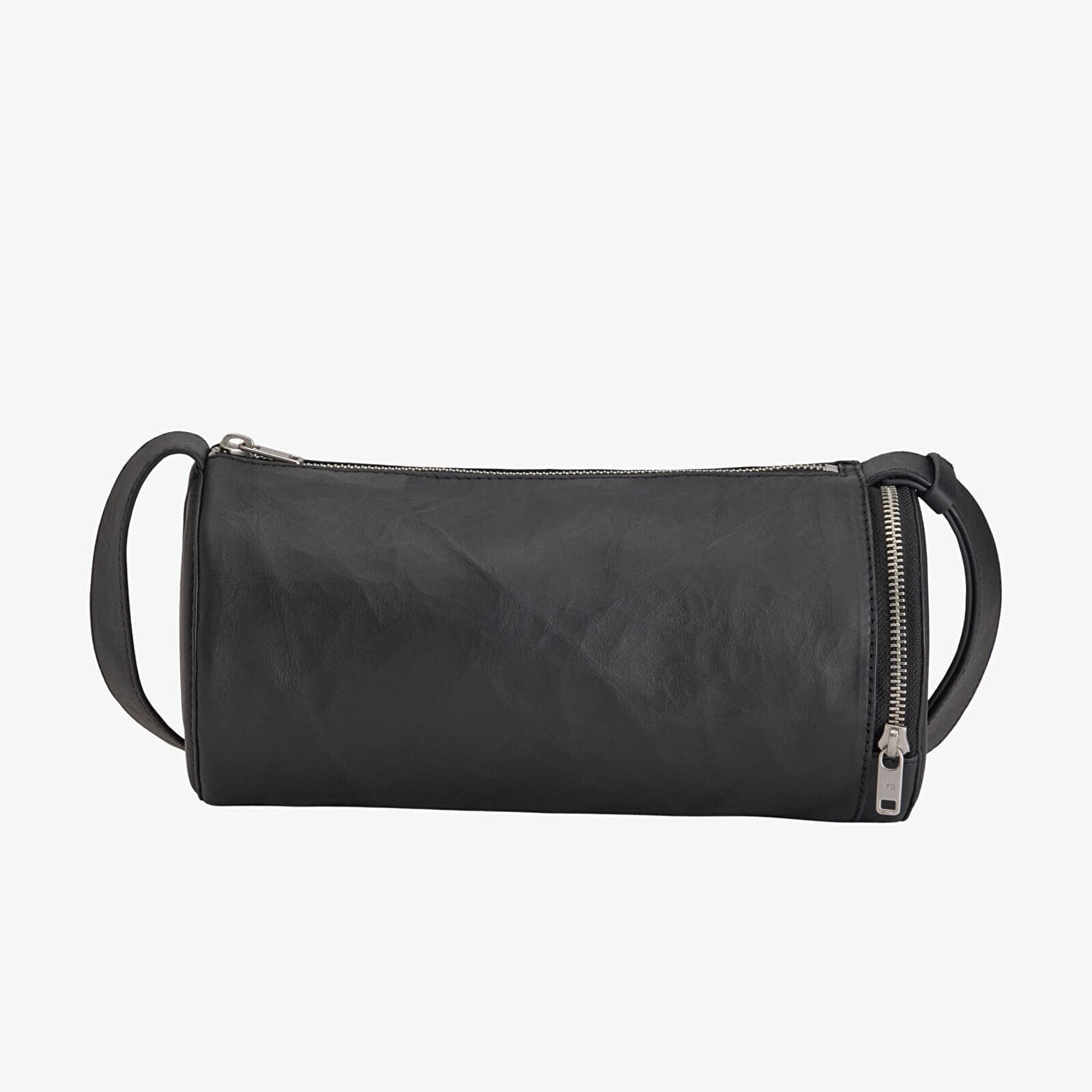 Taška Y-3 Leather Barrel Bag Black Universal