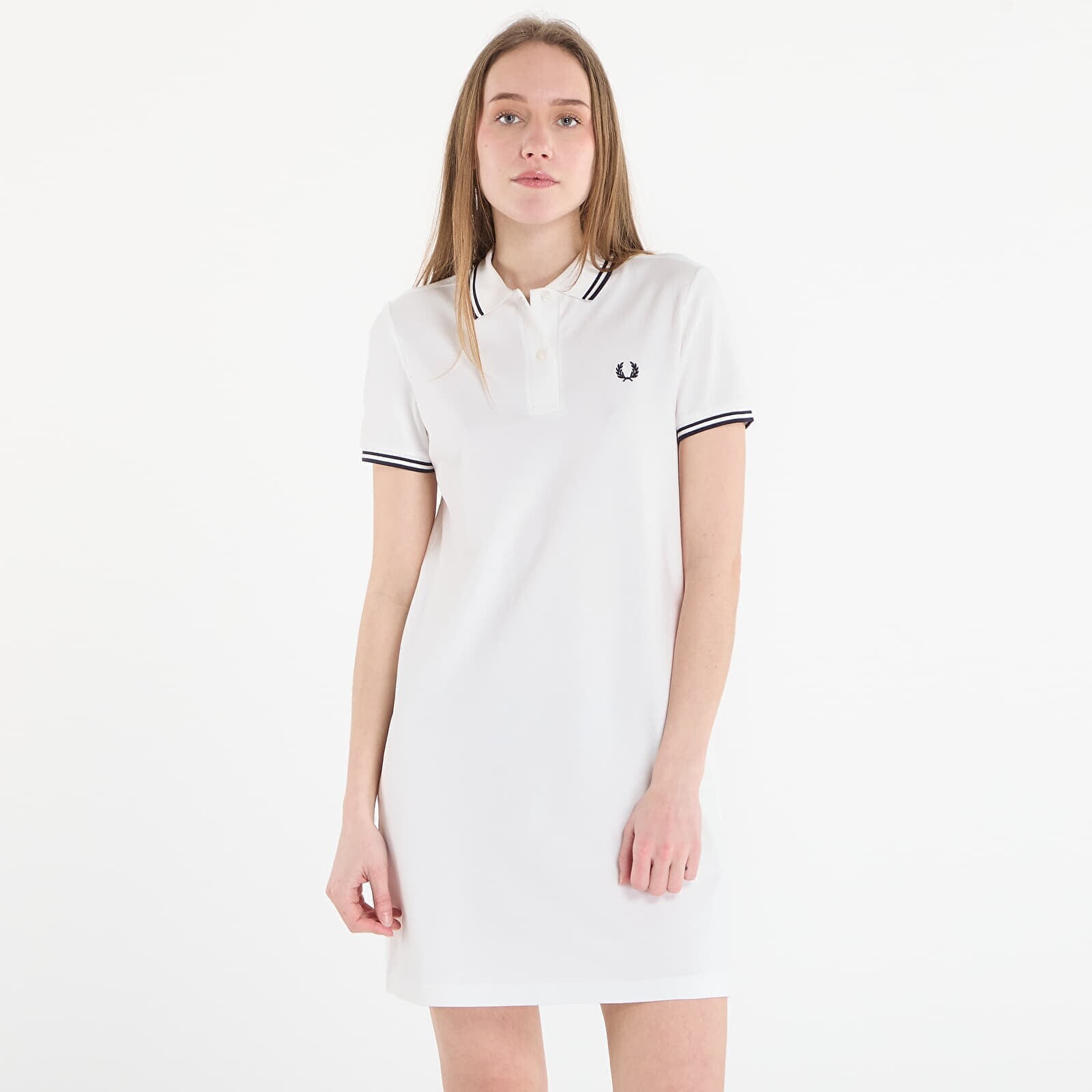 Oblečenie FRED PERRY Twin Tipped Fred Perry Dress Snow White/ Navy 34